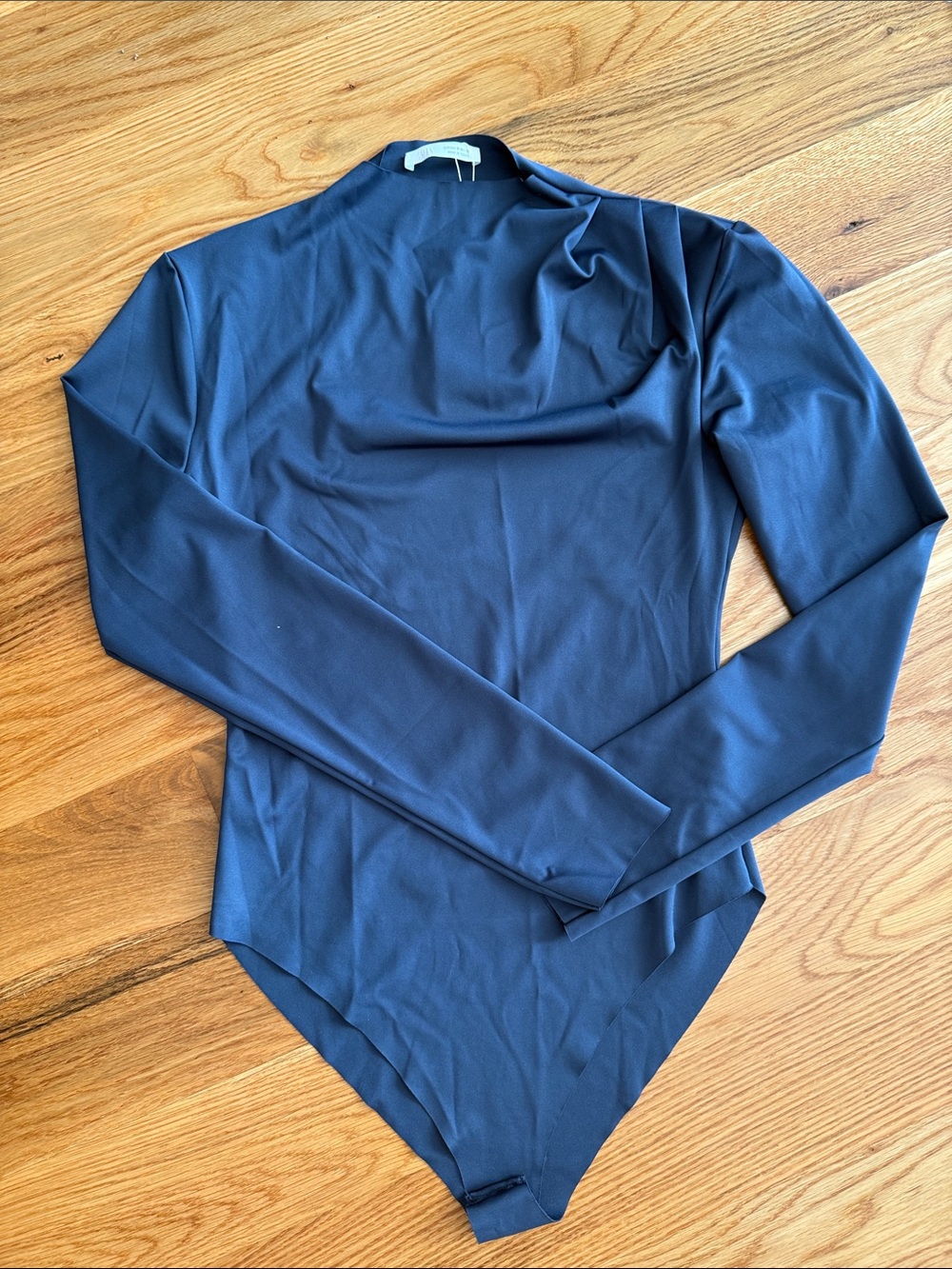 NWT Zara Navy Long Sleeve Bodysuit